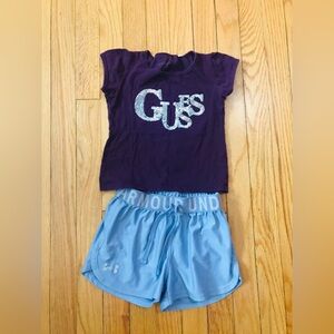 2-piece set shorts and shirt size 4/XS